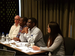 Panel at HCP-CGB Conference: Gareth Haysom, Godfrey Tawodzera, Dan Tevera
